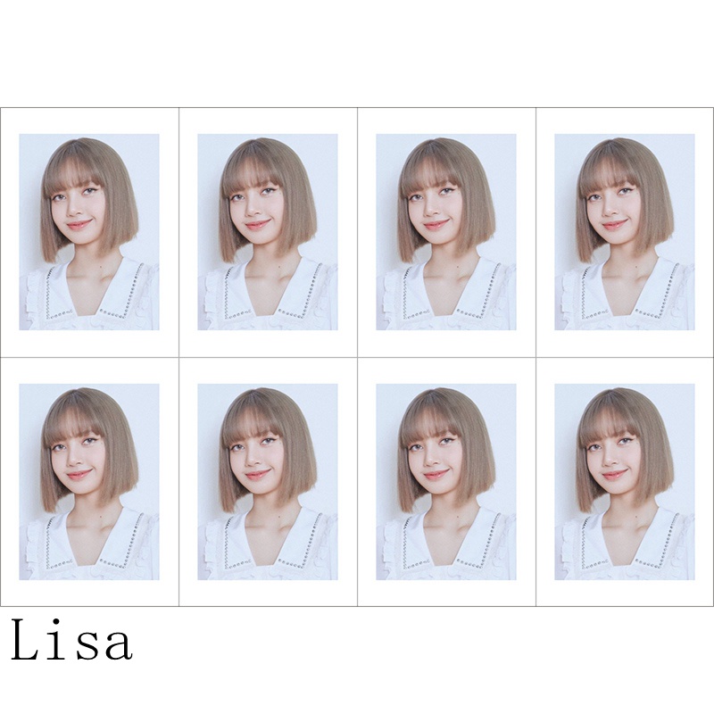 Thẻ Ảnh HD In Hình Nhóm Nhạc Kpop Blackpink Lisa Jisoo JENNIE Rosé