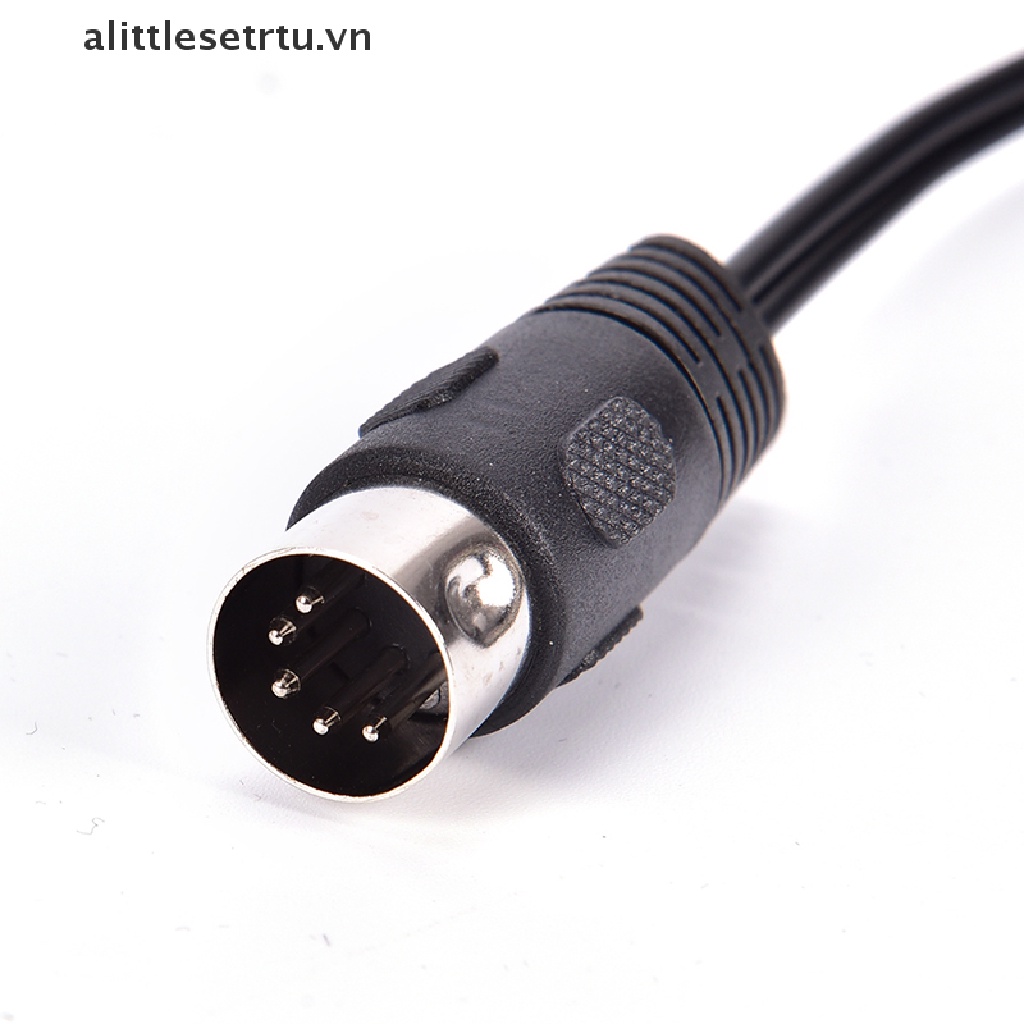 Dây Cáp Âm Thanh Chuyển Đổi DIN 5P Male Sang 2 RCA Phono Female Jack MF Dài 0.5M.