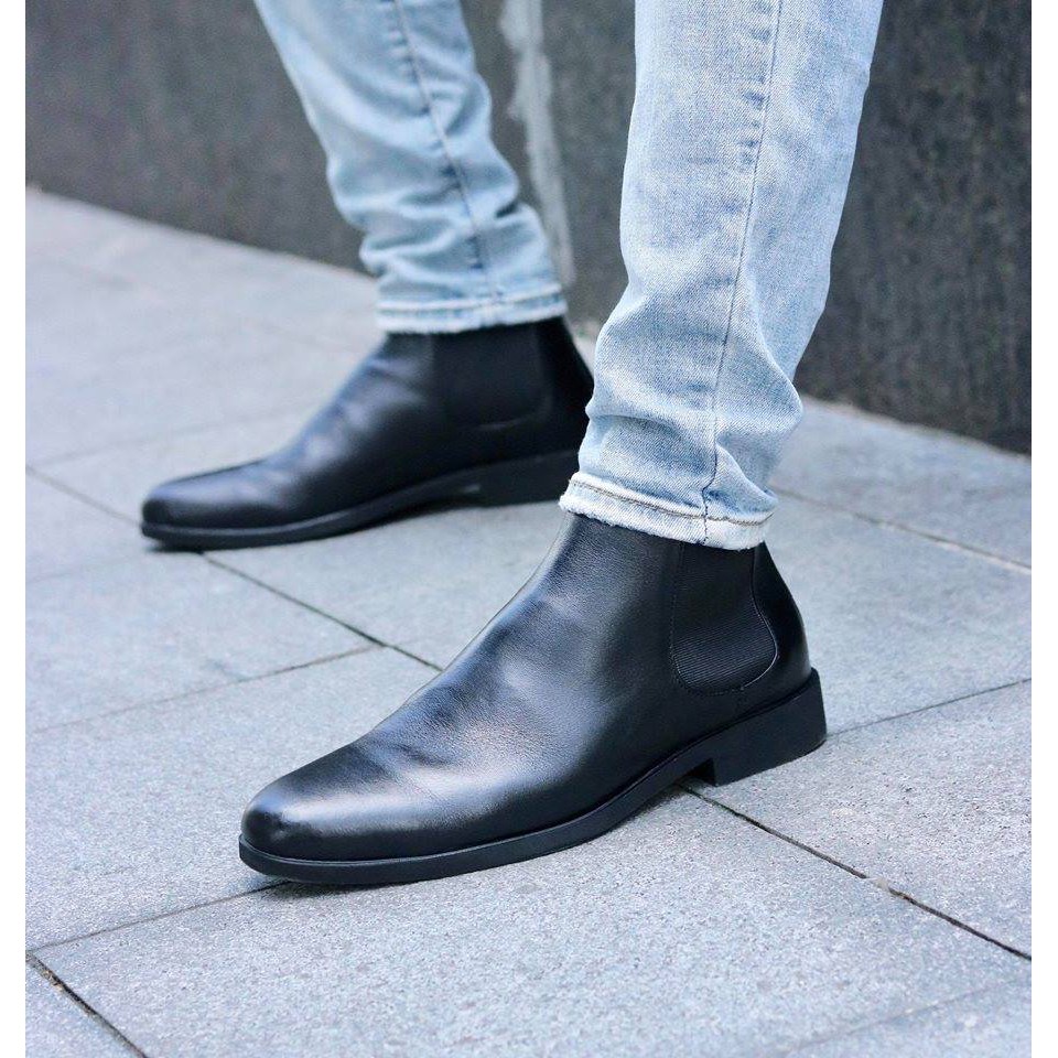 Giày Nam - Giày Cao Cổ Da Trơn-Chelsea Boots | BigBuy360 - bigbuy360.vn