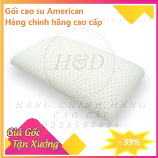Gối ngủ văn phòng cao su non american - cao cấp