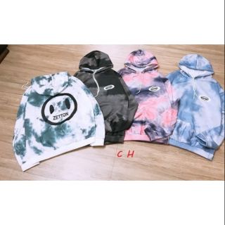 Áo hoodie loang mặt ztton đủ màu CH12