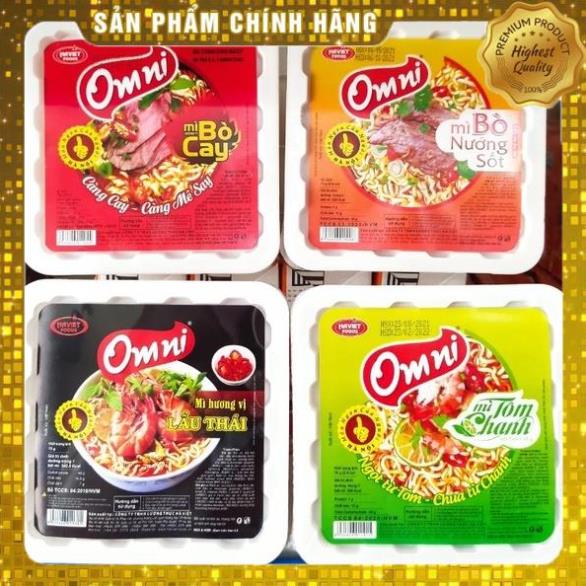Mì Tôm chanh Omni bát 75g