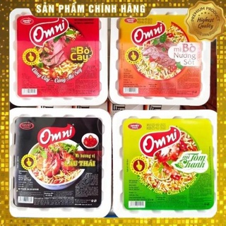 Mì Tôm chanh Omni bát 75g