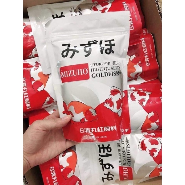 MIZUHO GOLDFISH FOOD Thức Ăn Cá Vàng | Cám Cá Vàng, Cá Ba Đuôi (Gói 300Gram)