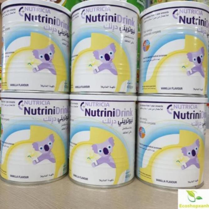 Combo 3 Lon Sữa bột NutriniDrink nhập khẩu nguyên lon từ Đức 400g DATE 2021