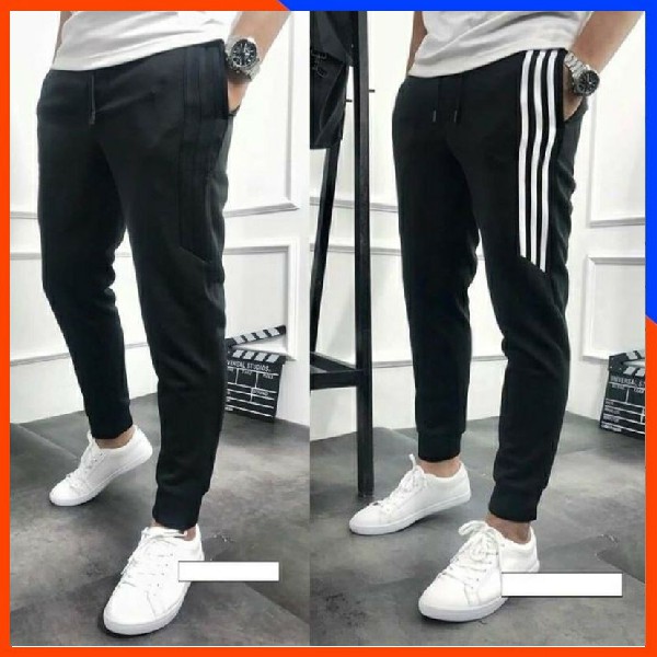 Quần thể thao nam dài 3 sọc đen trắng loại đẹp mẫu mới nhất 2021 QN31 - BLUE MENSWEAR | BigBuy360 - bigbuy360.vn