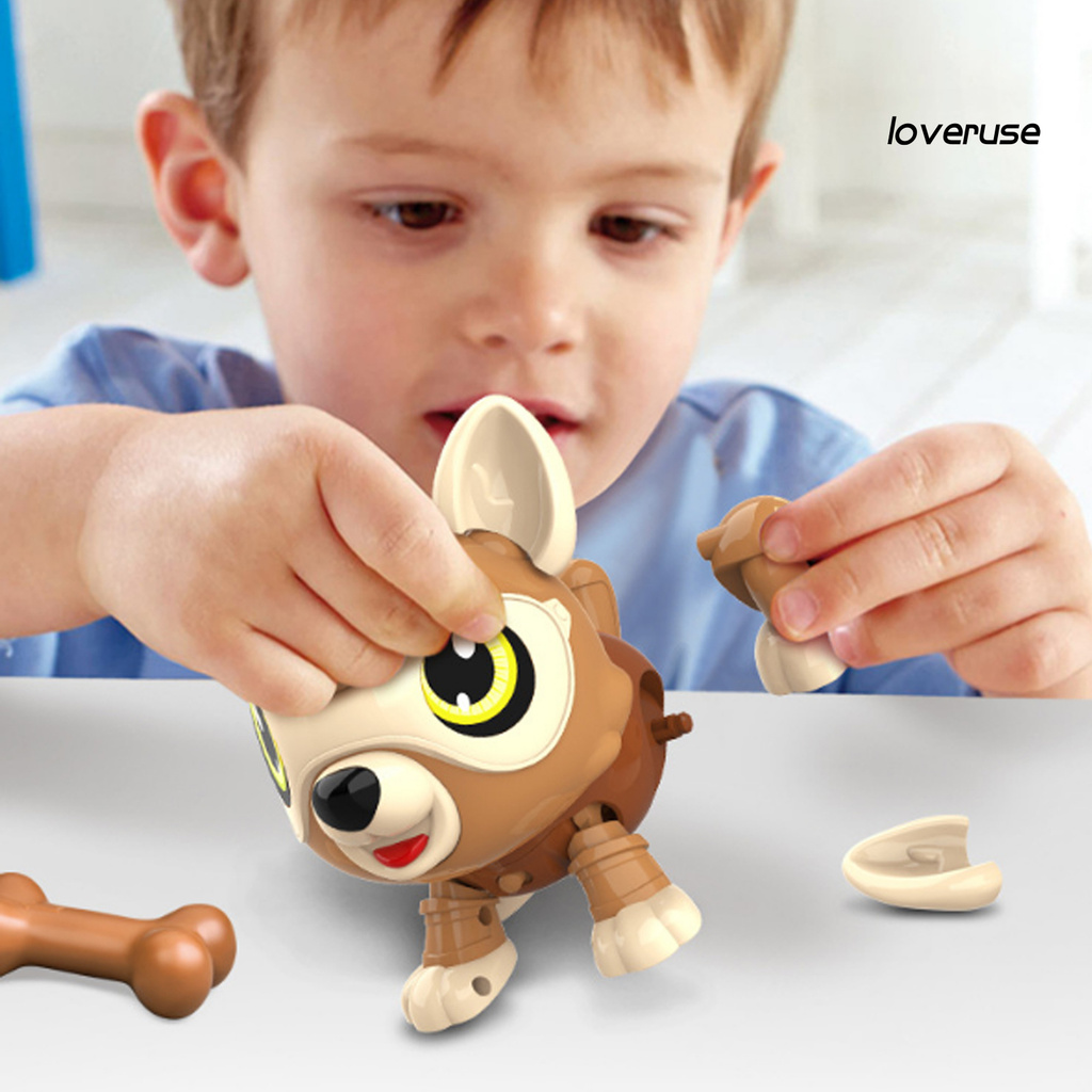 Cún robot đồ chơi thông minh điều khiển bằng giọng nói vui nhộn dành cho bé