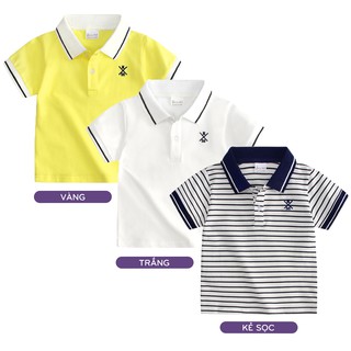 Áo POLO bé trai XILIBA chất cotton hàng xuất KOREA