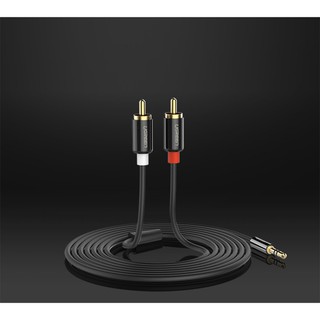Dây Audio 3,5mm ra 2 đầu RCA dài 1M UGREEN 10749