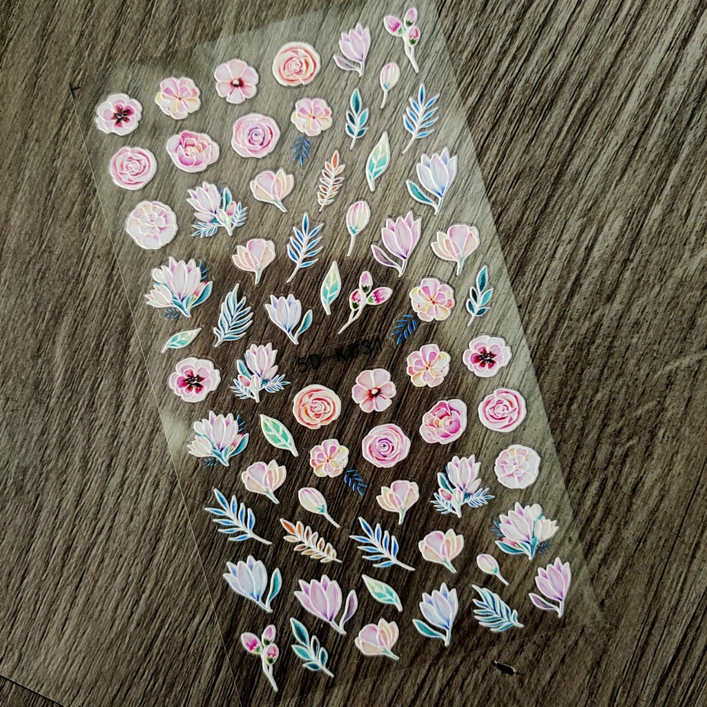 Sticker nổi 5D trang trí móng - Ann933233