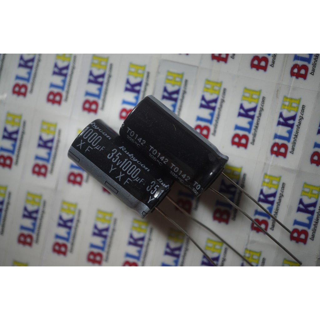 10 Tụ hóa Nhật Bản 35V 1000uF 12*25 chính hãng Rubycon / KYA Nhật Bản