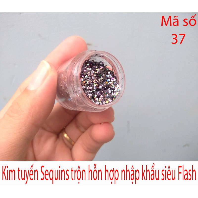 Kim tuyến Sequins siêu sáng mã số 37