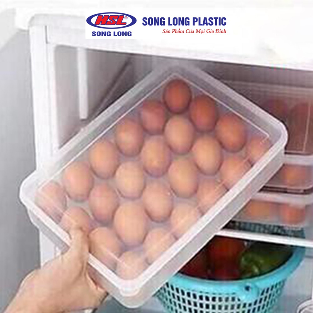 Hộp đựng trứng có nắp đậy Song Long Plastic