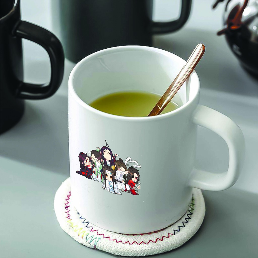 Ly cốc sứ in hình Ma Đạo Tổ Sư Mặc Hương Đồng Khứu dễ thương tiện lợi