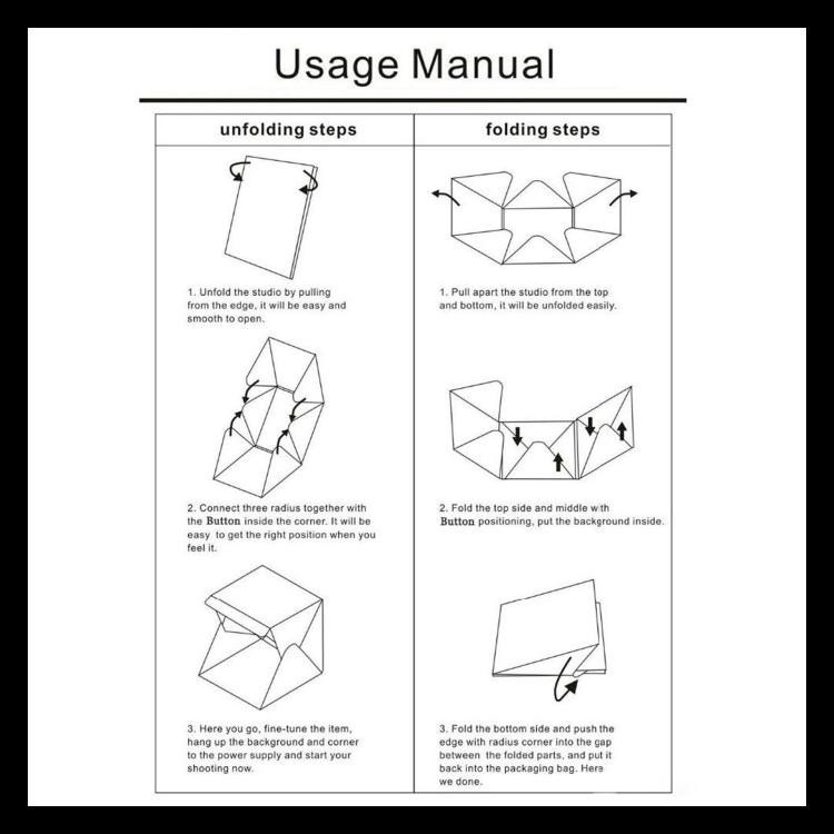 Hộp Phông Nền Chụp Ảnh Mini 92 Ô Có Đèn Led | BigBuy360 - bigbuy360.vn