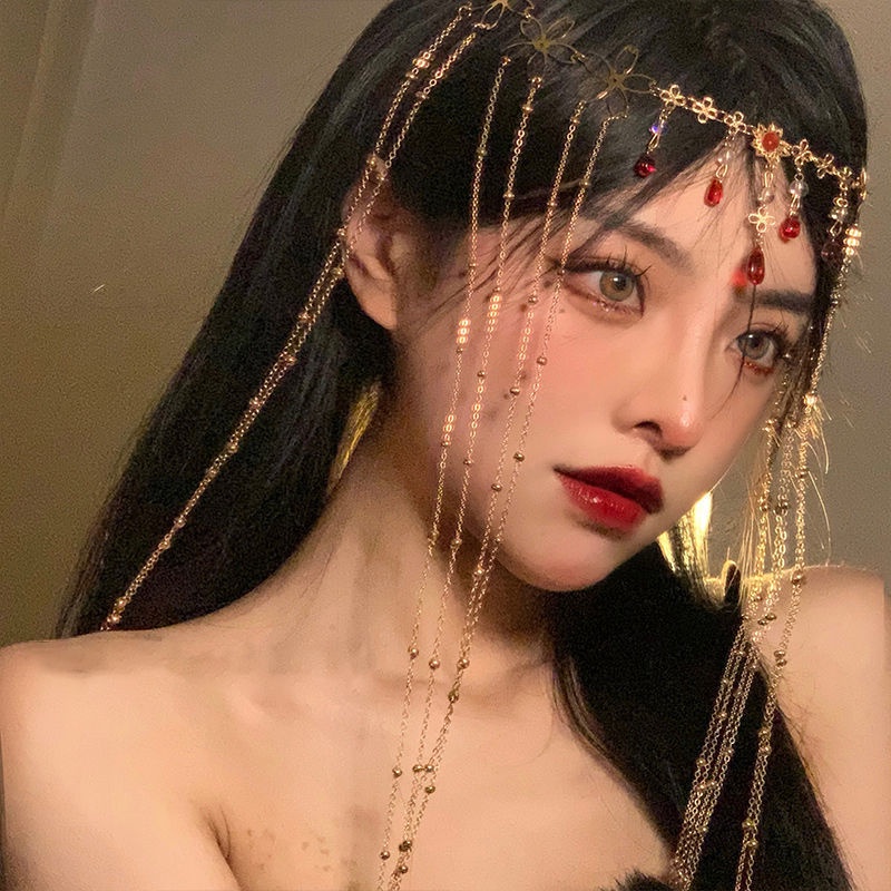 Kẹp Tóc Đính Hoa Và Trái Tim Tua Rua Thời Trang Cho Nữ