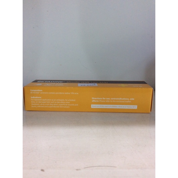 Betadine ointment 10% hộp 40g