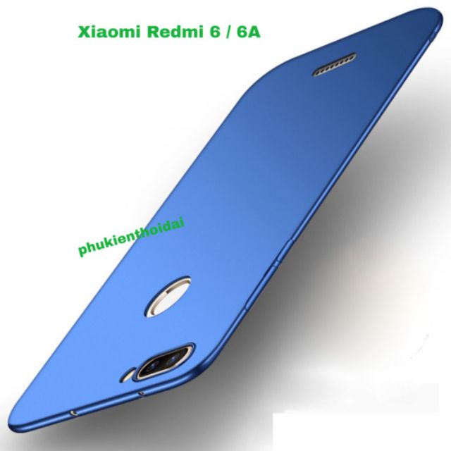 Ốp Xiaomi Redmi 6 / 6A FREESHIP Từ 50k nhám nhung nhựa dẻo mỏng ( chất xêm xêm Msvii )