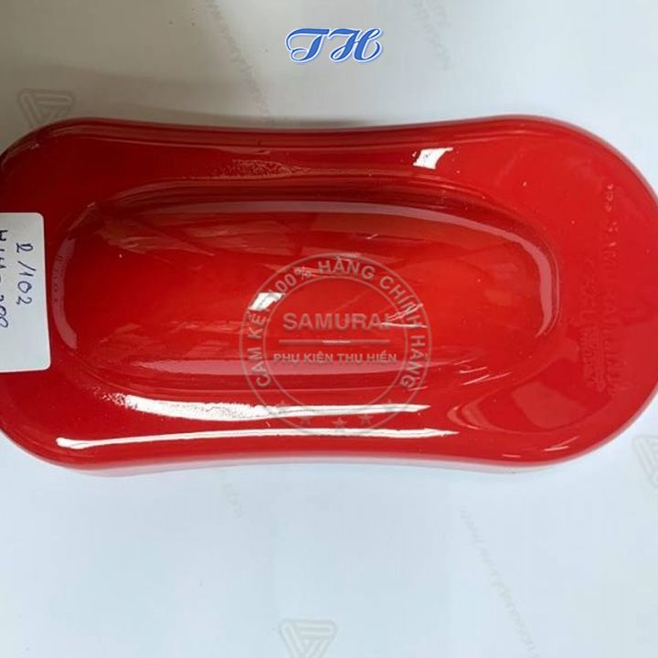 Sơn Xịt Samurai chuyên dùng cho xe máy màu đỏ tinh khiết H661-200 chống cháy, chống rạn nứt, vòi xịt chống chảy