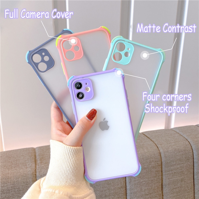 Ốp điện thoại AHF màu trơn thời trang cho Oppo A3S A12E A5S A7 A12 A5 A9 A31 A91 2020 A52 A92 A1K Reno 4 3 2f F9 F11 Pro | BigBuy360 - bigbuy360.vn