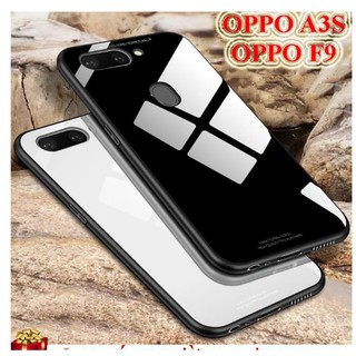 OPPO F9 Ốp Lưng Gương Kính Cường Lực Viền Nhựa Dẻo