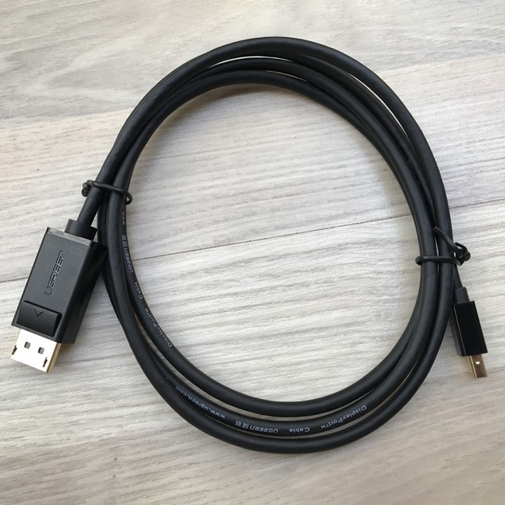 Cáp Mini DisplayPort To Displayport Dài 1,5M Ugreen Hỗ Trợ Độ Phân Giải 4k*2k -10477 10476