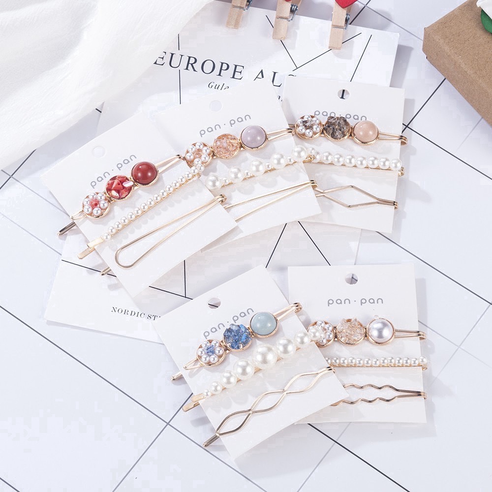 [ Siêu Hot] Set kẹp Ulzzang 3 món siêu xinh
