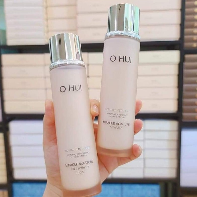 Nước Hoa Hồng Sữa Dưỡng Ohui Hồng Full size - Ohui Miracle Moisture Emulsion 130ml/ SKIN 150ML