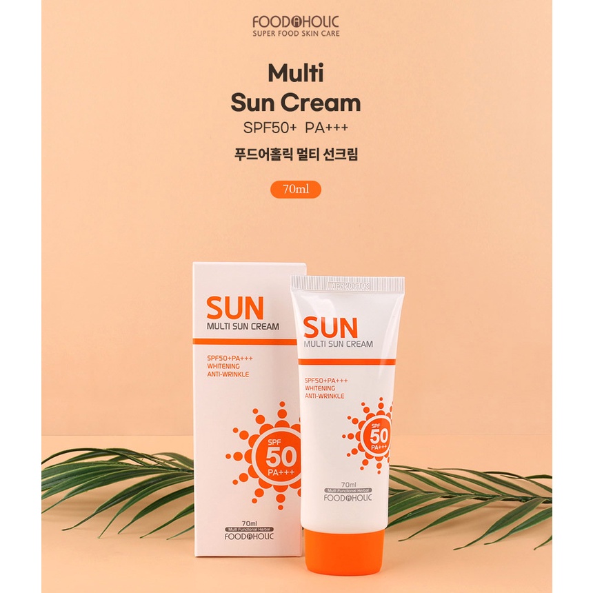 Foodaholic Korea Kem Chống Nắng Bảo Vệ Da Spf50 + Pa + + +