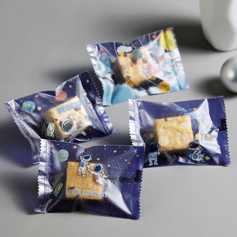 Túi đựng bánh Cookie, túi gói kẹo Nougat, vỏ kẹo nhiều mẫu  - Loại hàn miệng