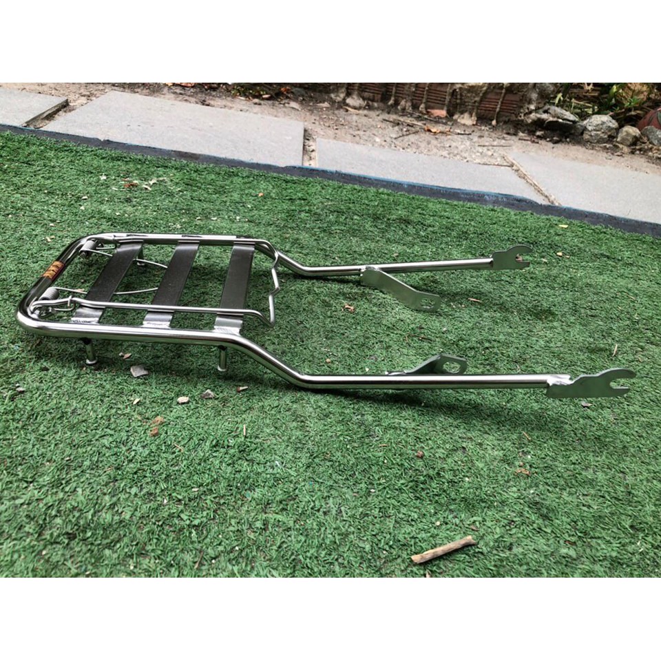 Baga sau  thanh dẹp có kẹp honda dame-Cub 78-79-80-81-86-inox