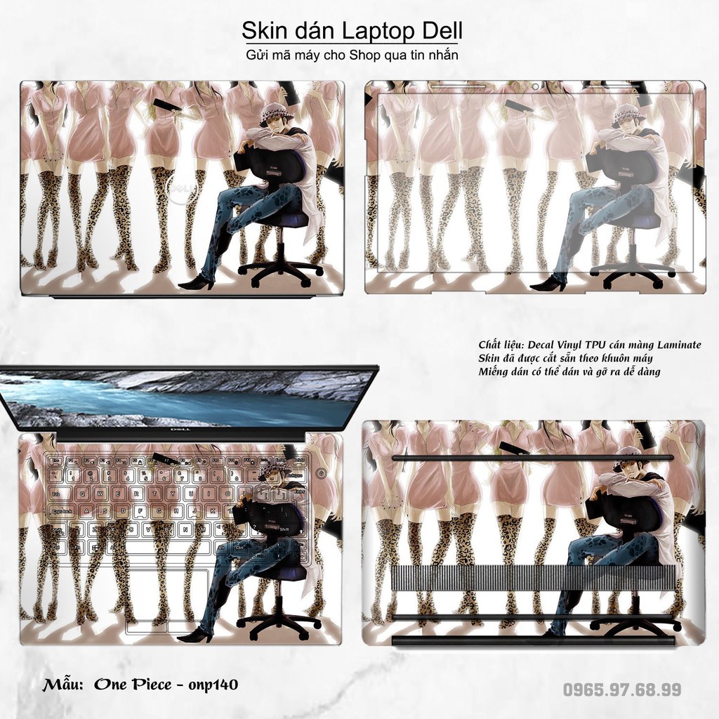 Skin dán Laptop Dell in hình One Piece _nhiều mẫu 17 (inbox mã máy cho Shop)