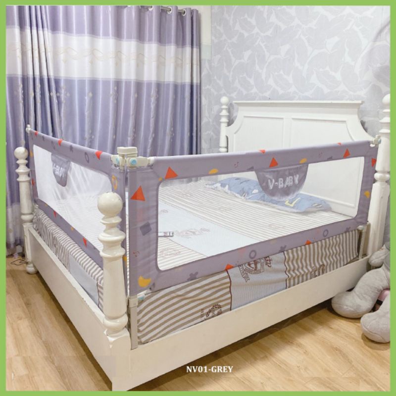 Thanh chắn giường cao cấp, 24 cấp bậc cao 105cm.