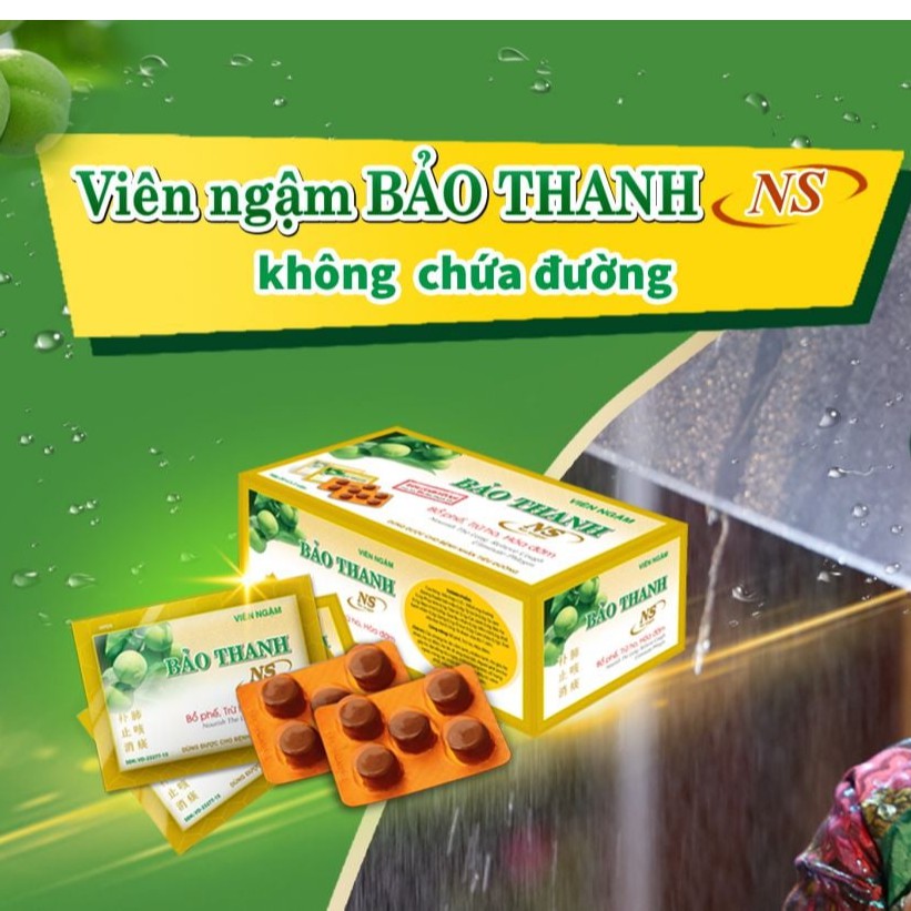 Viên ngậm BẢO THANH không đường hộp 20 viên