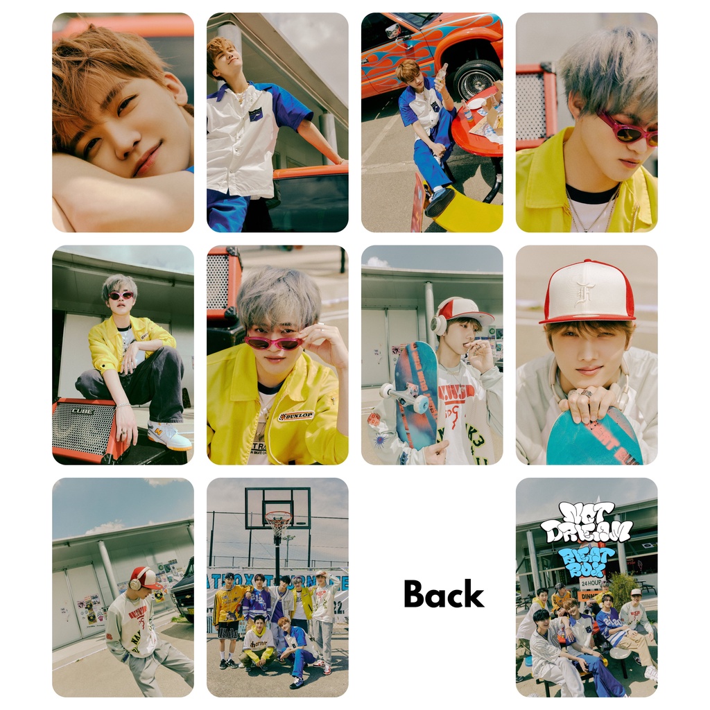 Set card giấy bo góc in 2 mặt ảnh nhóm NCT DREAM - Beatbox C