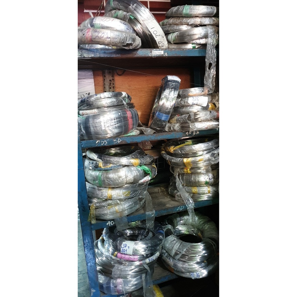 Dây Inox 304 Cứng Đàn Hồi  - giá bán trên 1 mét