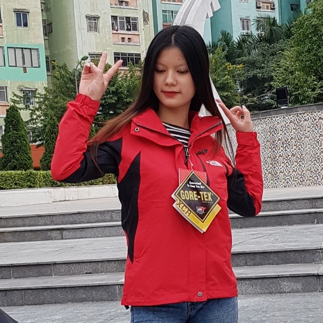 Áo Gió Nam,Nữ Hai Lớp Đa Năng Chống Nước Thời Trang Hàng VNXK Màu Đỏ 2022
