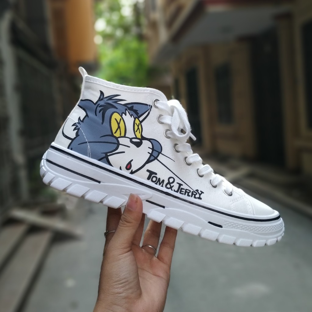 giay convers ca tinh co cao tom& jerry