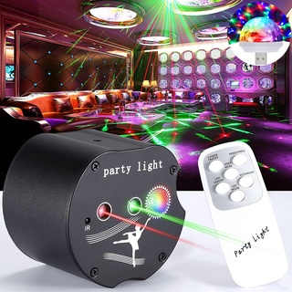 Đèn Laser Phòng Bay Mini Cảm Biến Theo Nhạc Dùng Cho Phòng Bay Karaoke Bar...