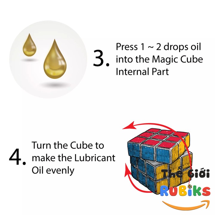 S1 Lube 10ml - Dầu bôi trơn rubik chuyên dùng cho Speed Cube