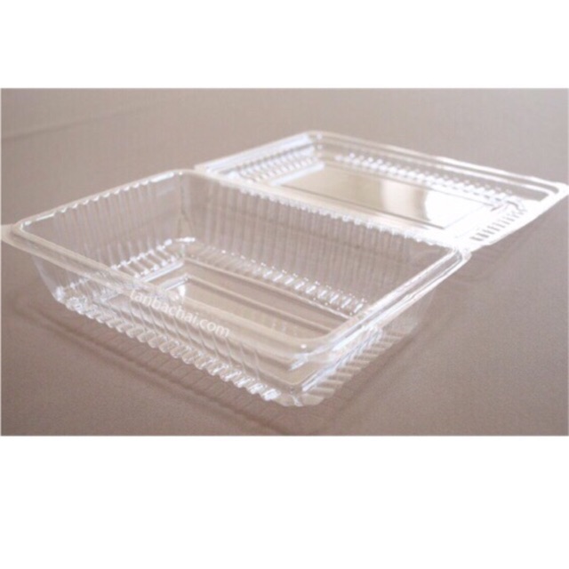100 cái Hộp nhựa kiếng đựng thực phẩm H55 H50