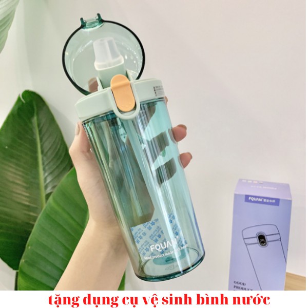 Bình nước THỂ THAO CAO CẤP 450ML - LOẠI DÀY Bình đựng nước bình nước thể thao