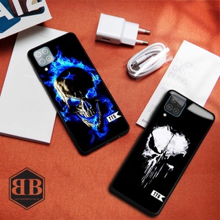 Ốp lưng kính cường lực Samsung Galaxy A12 bao ngầu