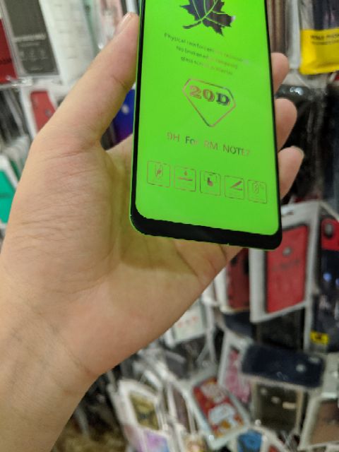 Cường lực 20D Redmi Note 7 / 7 Pro FREESHIP Từ 50k full màn full keo ôm màn 2.5D cao cấp