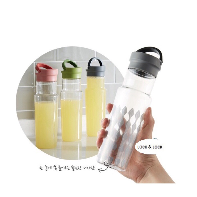 Bình Nước Nhựa Tritan an toàn cho sức khỏe giúp tiết kiệm diện tích Lock&Lock ABF692 500ml