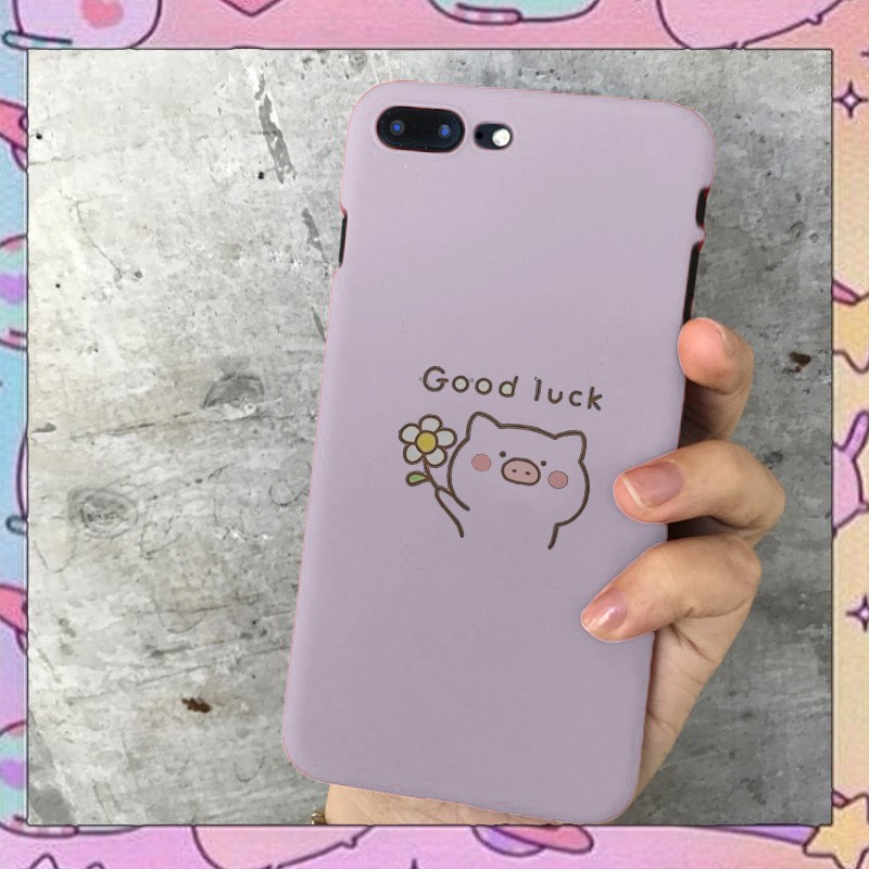 [Freeship toàn quốc từ 50k] ỐP LƯNG Good luck  - ỐP IPHONE DẺO 8 MÀU