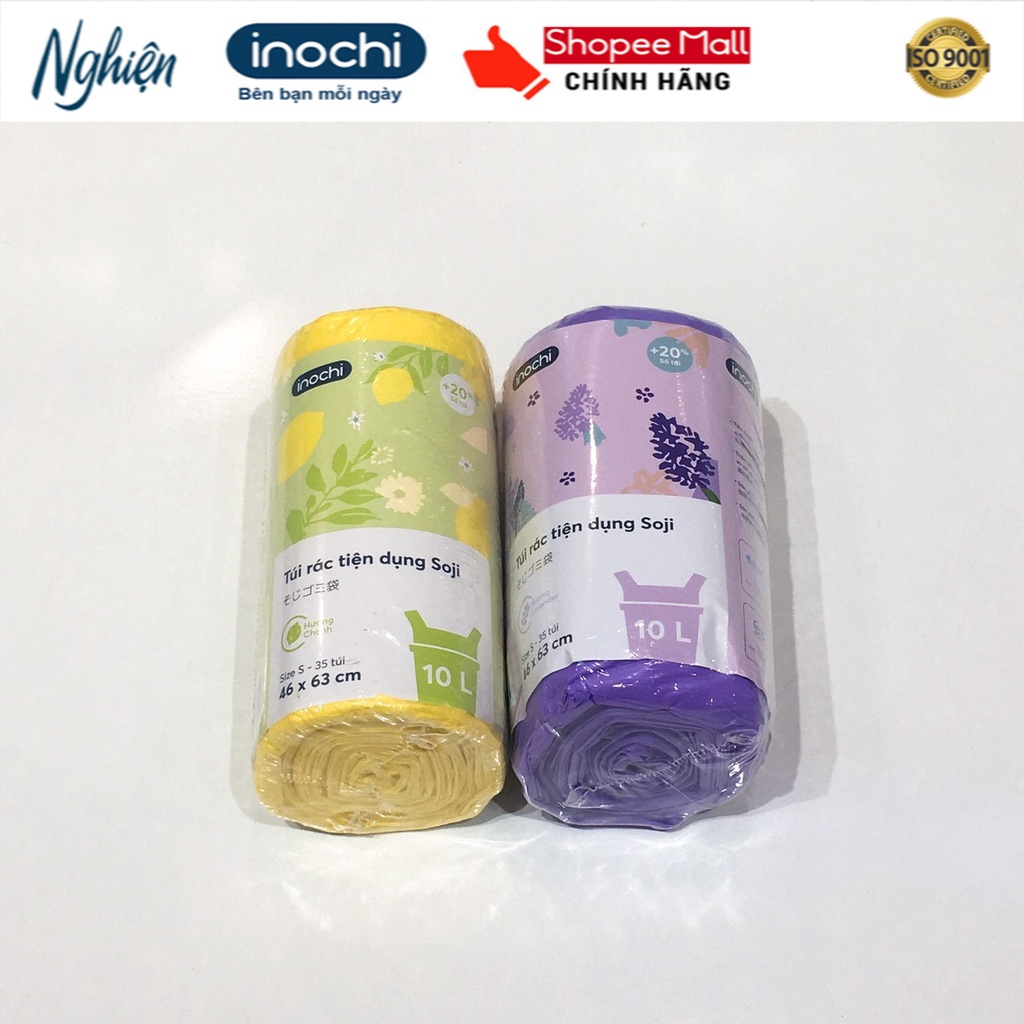 Túi rác tiện dụng Soji Hương Chanh, Hương Lavender Size S, M, L