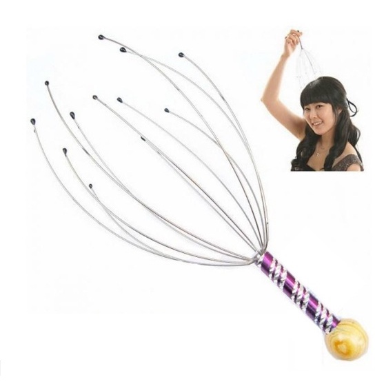 Cây gãi đầu hình bạch tuộc 12 châm cứu thư giãn