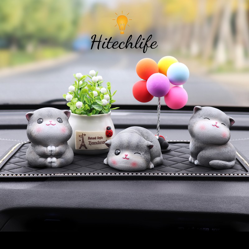 Phụ Kiện Trang Trí Xe Hơi Bộ Mèo Mika Trang Trí Taplo Ô Tô, Bàn Làm Việc Bàn Học Cực Ngộ Nghĩnh - Phụ Kiện Oto Đẹp | BigBuy360 - bigbuy360.vn