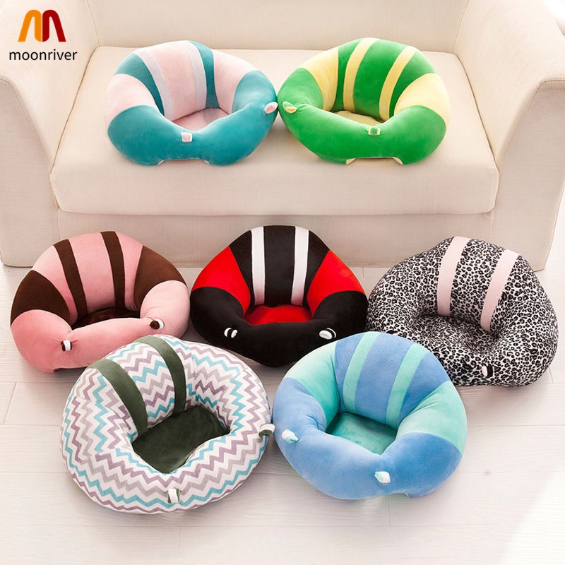 Baby Support Seat Plush Soft Baby Sofa Infant Learning To Sit Chair Comfortable